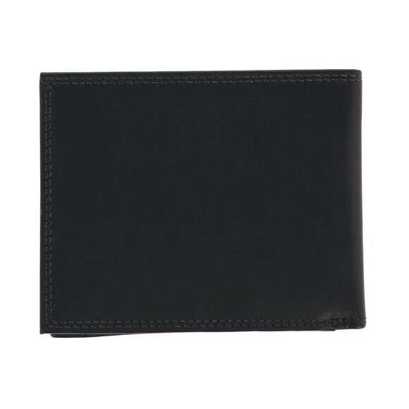 CTM Men's Pull Up Leather Bifold Wallet with Coin Pocket - Picture 5 of 5